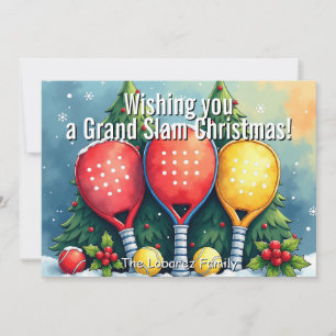 Tarjeta Festiva 🎾🎄Texto personalizado,