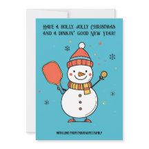 Texto personalizado Dinking Snowman