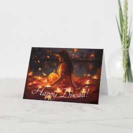 Tarjeta Festiva texto personalizado 🤩 Feliz Diwali