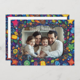 Tarjeta Festiva Texto personalizado Festival de las Luces Vibrante