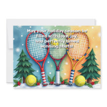 🎾🎄Texto personalizado, Smash Festivo de Tres Man
