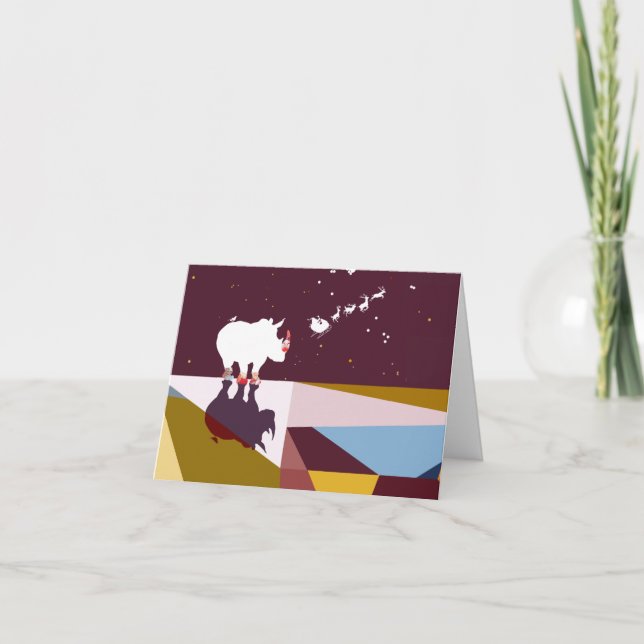 Tarjeta Festiva thank you santa (Anverso)