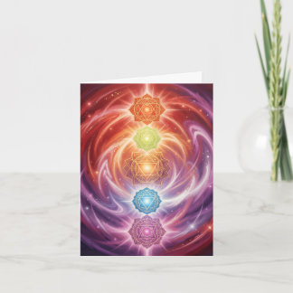 Tarjeta Festiva The 7 Chakras´10