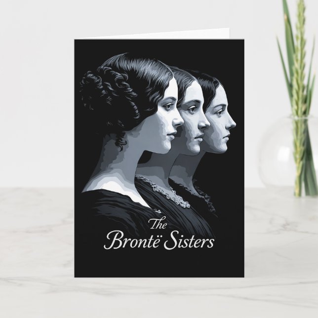 Tarjeta Festiva The Brontë Sisters (Anverso)