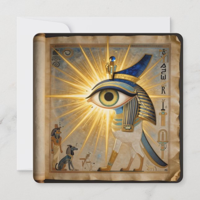 Tarjeta Festiva The Egyptian Eye´6 (Anverso)