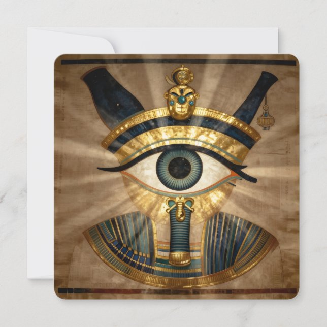 Tarjeta Festiva The Egyptian Eye´9 (Anverso)