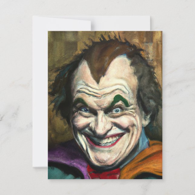 Tarjeta Festiva The Joker (Anverso)
