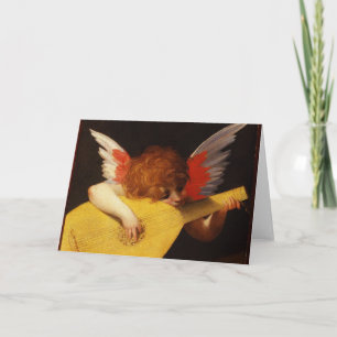 Tarjeta Festiva The Musical Angel - Vintage Christmas