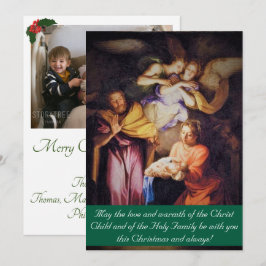 Tarjeta Festiva The Nativity Christmas Photo