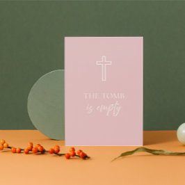 Tarjeta Festiva The Tomb Is Empty Christian Easter Card