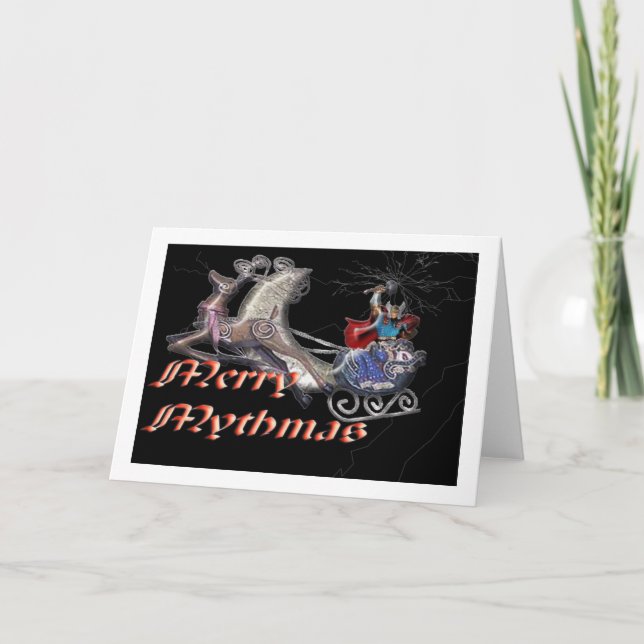 Tarjeta Festiva Thor de Santa (Anverso)