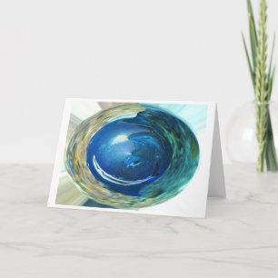 Tarjeta Festiva Tiburón en un remolino