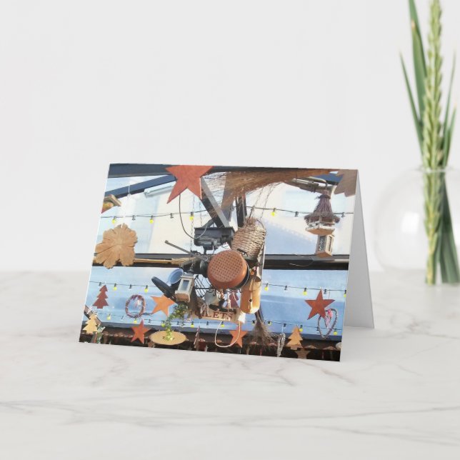 Tarjeta Festiva Tiempo de invierno (Anverso)