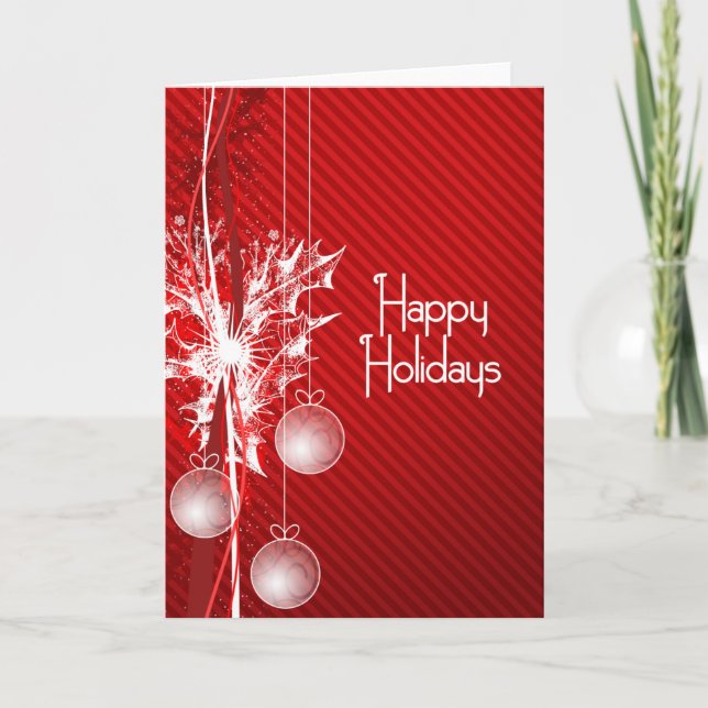 Tarjeta Festiva Tiempo de navidades (Anverso)