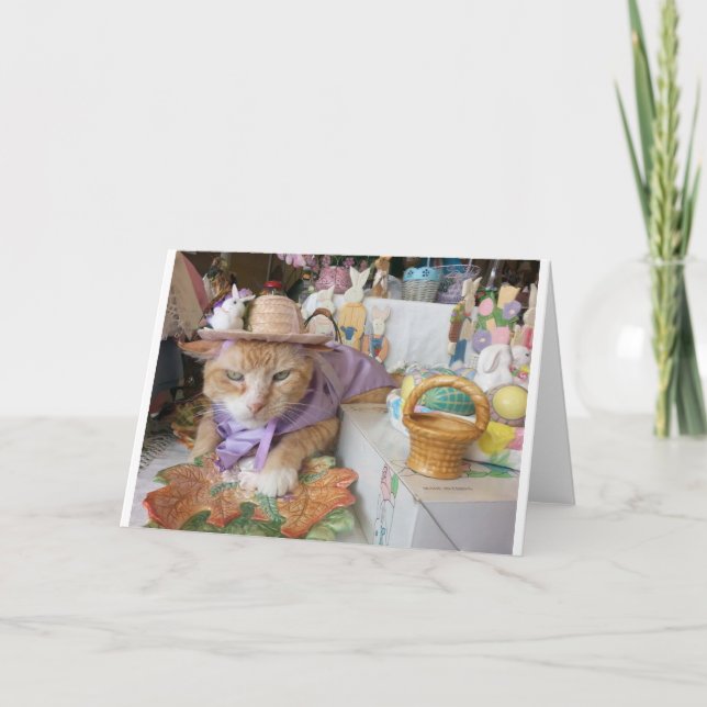 Tarjeta Festiva Tiempo de primavera Claude (Anverso)