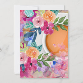 Tarjeta Festiva Tiempo de té