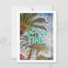 Tarjeta Festiva tiempo de vacaciones