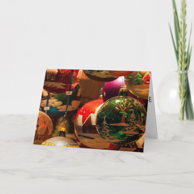 TARJETA FESTIVA TIEMPO DEL AÑO PARA "PENSAR EN USTEDES" NAVIDADES (Anverso)
