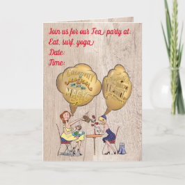 Tarjeta Festiva Tiempo mágico creativo de vacaciones con amigos