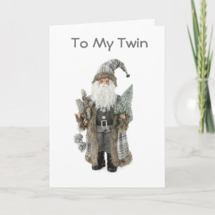 TARJETA FESTIVA TIEMPO PARA HACER NUEVOS RECUERDOS **TWIN** NAVIDA