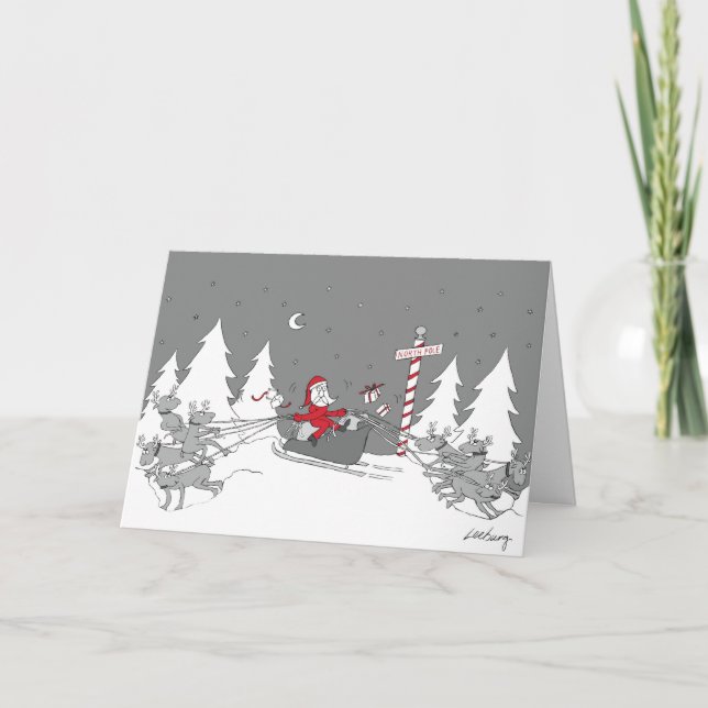 Tarjeta Festiva Tiempos polarizados (Anverso)