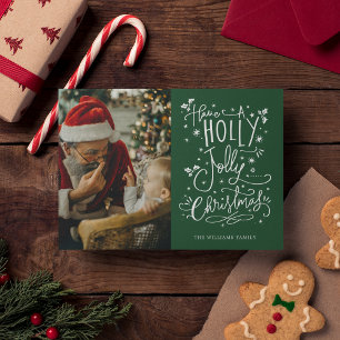 Tarjeta Festiva TIENE NAVIDADES SALIENTES Añadir la foto