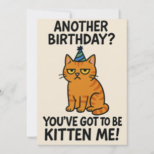 Tarjeta Festiva ¡Tienes que ser gatito!