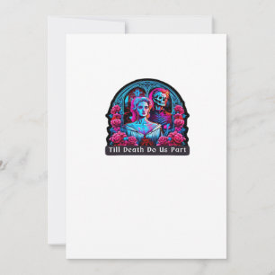 Tarjeta Festiva Till Death Do Us Part Clásico – Perezoso y Alma Ge
