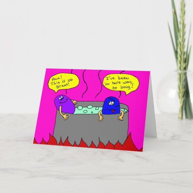 Tarjeta Festiva tina caliente (Anverso)