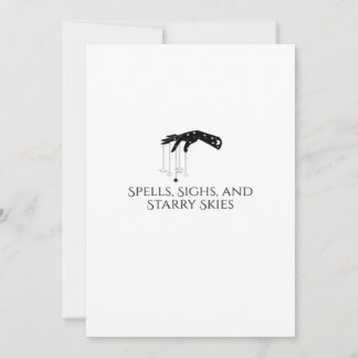 Tarjeta Festiva Tinta Whimsigoth – Bosques místicos, lunas y magia