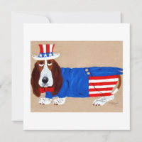 Tío Sam Basset Hound