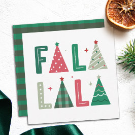 Tarjeta Festiva Tipo de Navidades caprichosos modernos