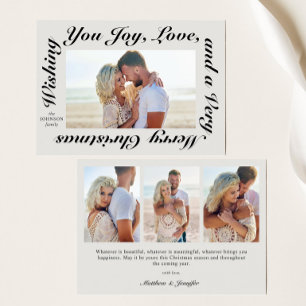Tarjeta Festiva Tipografía de guión elegante boho foto