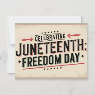 Tarjeta Festiva Tipografía de la celebración del 11 de junio de es