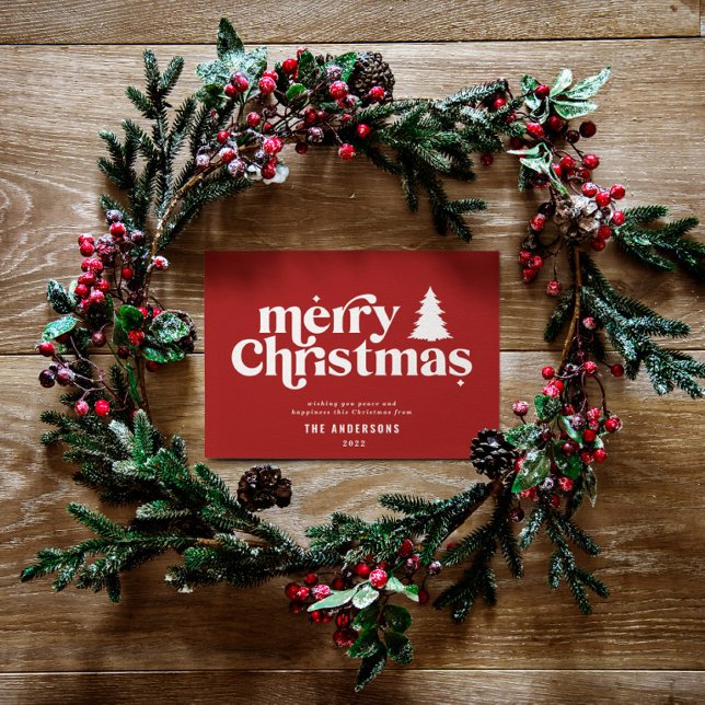 Tarjeta Festiva Tipografía gráfica de los Navidades más graciosos  (Subido por el creador)