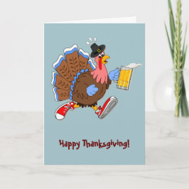 Tarjeta Festiva Tipsy Turkey (Cerveza)
