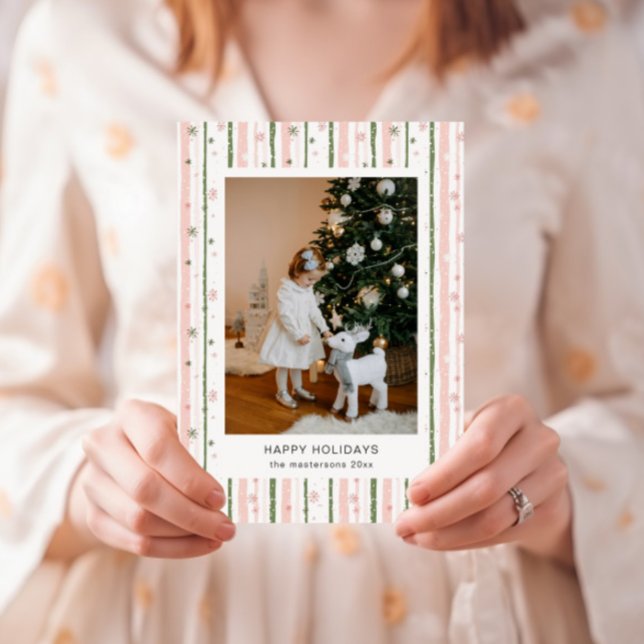 Tarjeta Festiva Tiras rosadas Papel de fondo de escritorio de vaca (Subido por el creador)