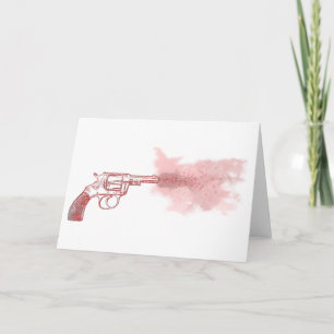 Tarjeta Festiva tiro del amor