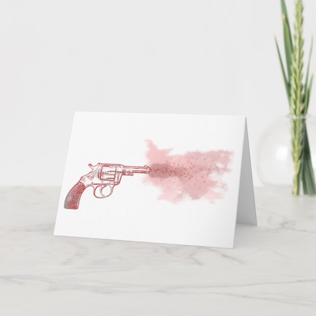Tarjeta Festiva tiro del amor (Anverso)