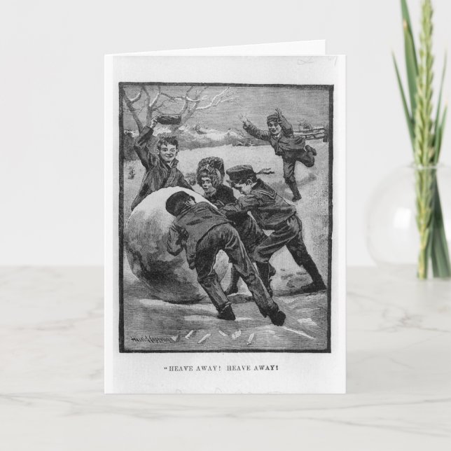 Tarjeta Festiva ¡Tirón lejos! (Anverso)