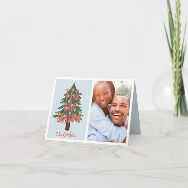 Tarjeta Festiva Tis la estación (Anverso)