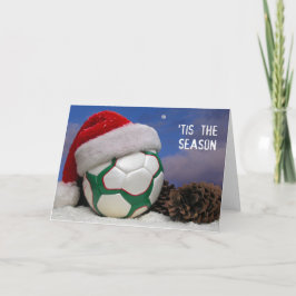 Tarjeta Festiva Tis la estación (del fútbol)