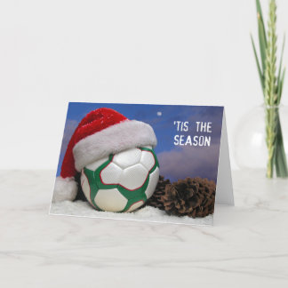 Tarjeta Festiva Tis la estación (del fútbol)