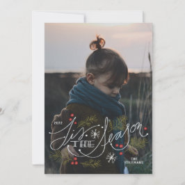 Tarjeta Festiva Tis The Season Photo