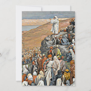 Tarjeta Festiva Tissot - El Sermón de la Montaña