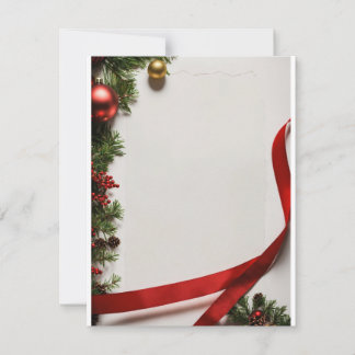 Tarjeta Festiva Título: "Deseos festivos desatados: Chr Personaliz