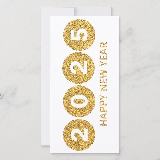 Tarjeta Festiva  Título: "Feliz Año Nuevo 2025 🎆 Fuegos Artificia (Anverso)