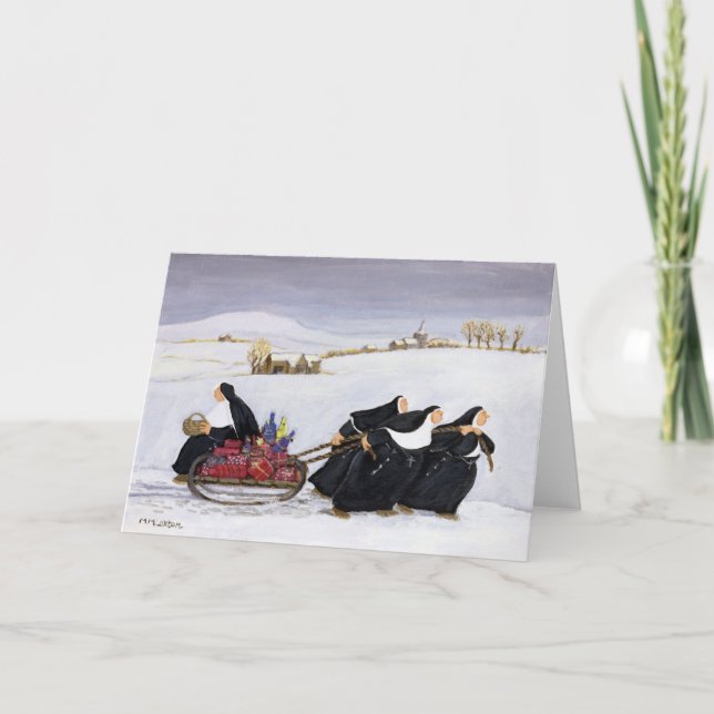 Tarjeta Festiva Tobogganes 2 (Anverso)