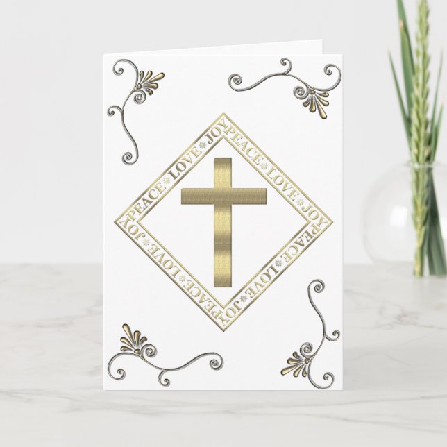 Tarjeta Festiva Toda la paz y alegría de Occation (Anverso)