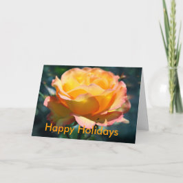 Tarjeta Festiva Toda ocasión color amarillo rosa, añade tu foto, t